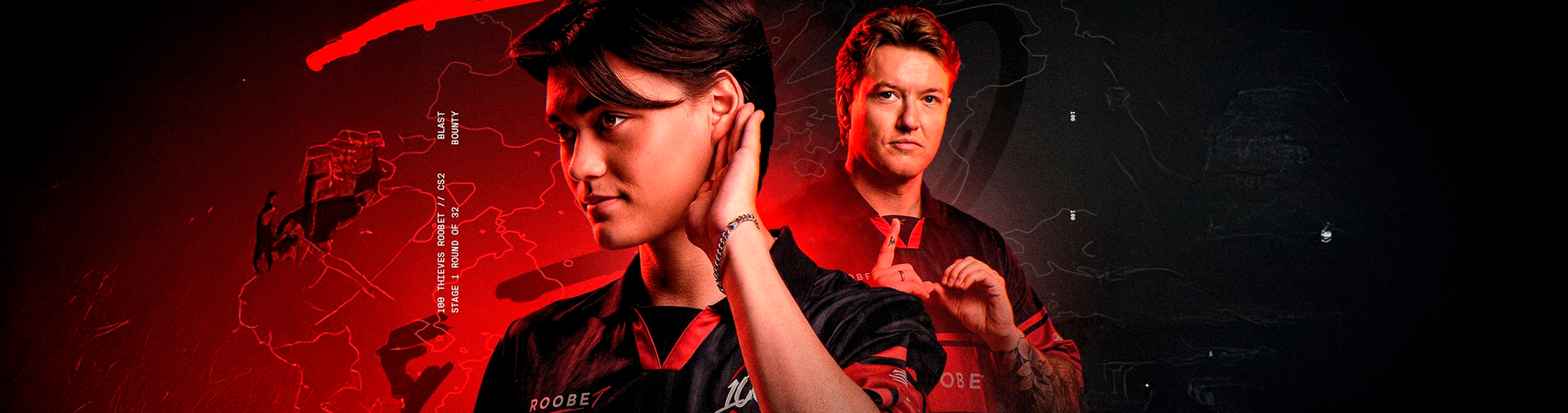 Historic upset: 100 Thieves eliminate Falcons in the opening round of BLAST Bounty